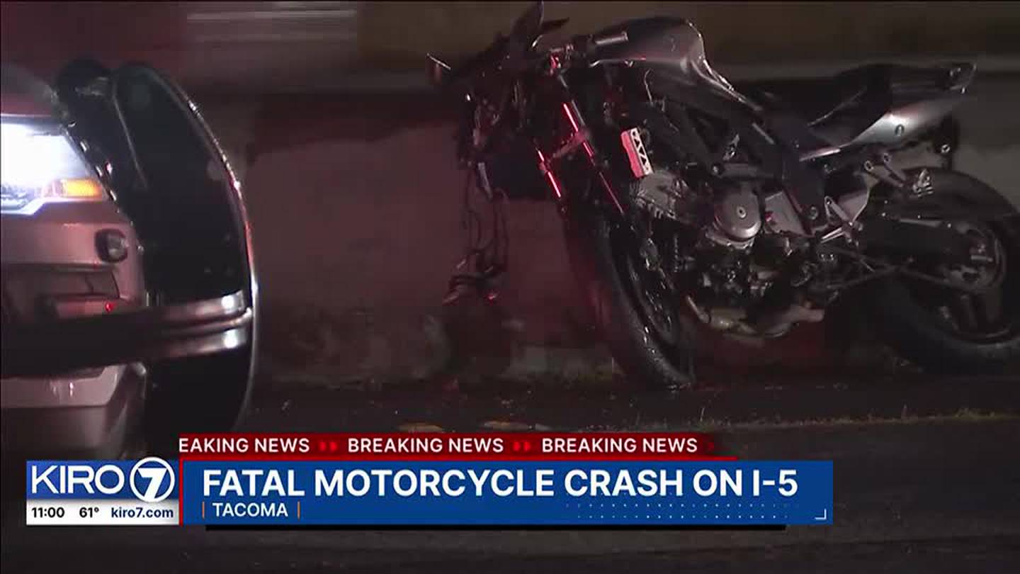 VIDEO: Fatal Motorcycle Crash on I-5 – KIRO 7 News Seattle – KIRO Seattle